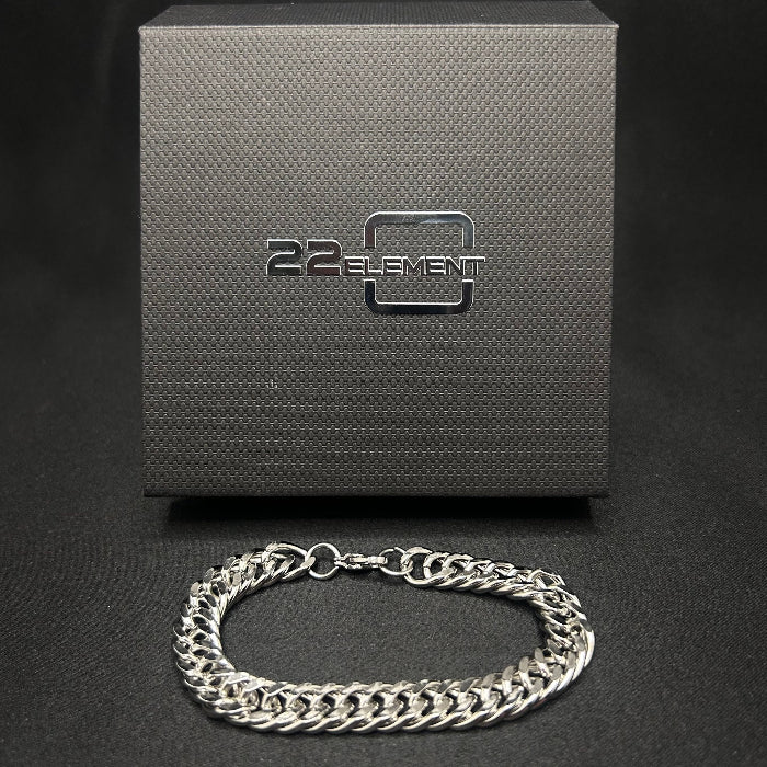 Stainless Steel Cuban Chain Link Bracelet