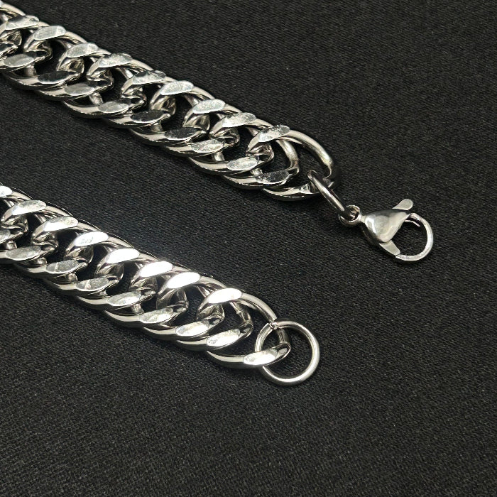 Stainless Steel Cuban Chain Link Bracelet