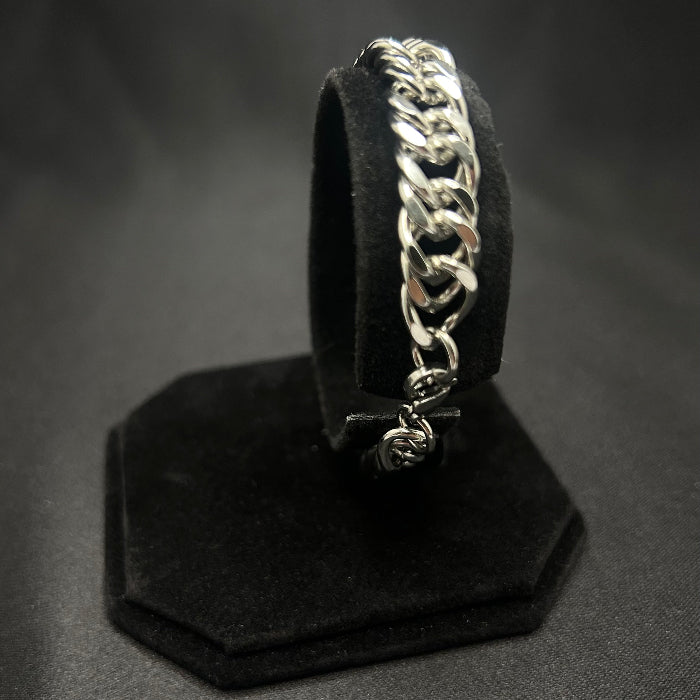 Stainless Steel Cuban Chain Link Bracelet