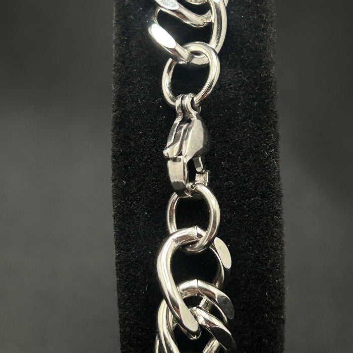 Stainless Steel Cuban Chain Link Bracelet