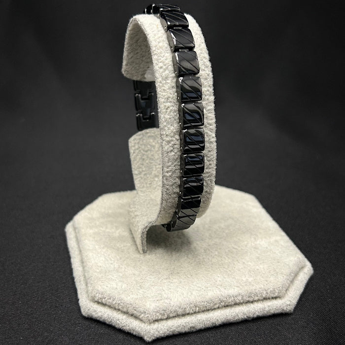 Ceramic Geometric Design Bracelet