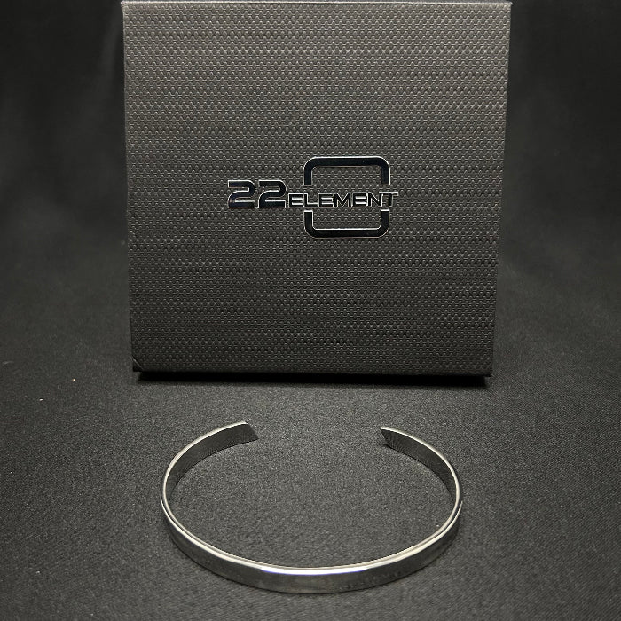 Stainless Steel Hammered Open Cuff Bracelet