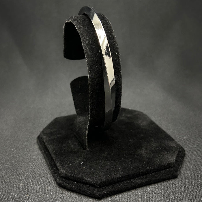Stainless Steel Twisted Open Cuff Bracelet