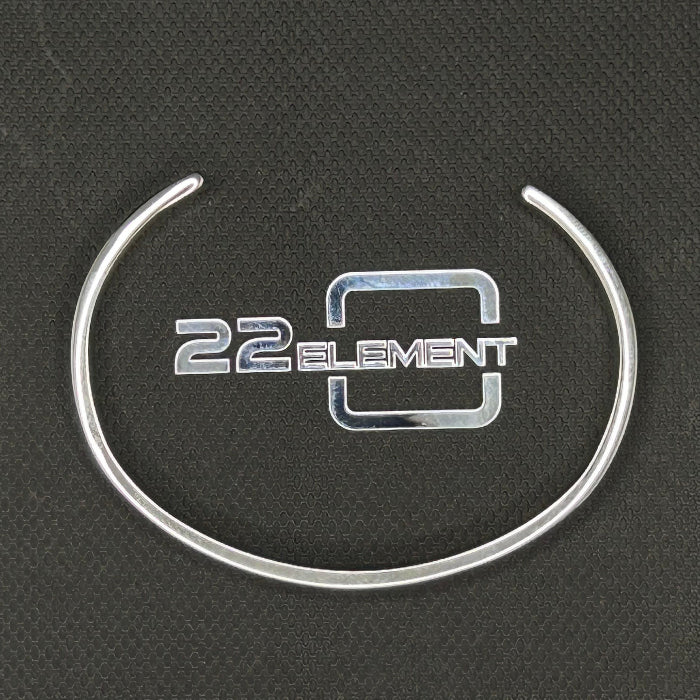 Titanium Pulsera Open Cuff Bracelet Blue