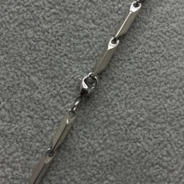 Titanium Barleycorn Chain Link Necklace 3mm