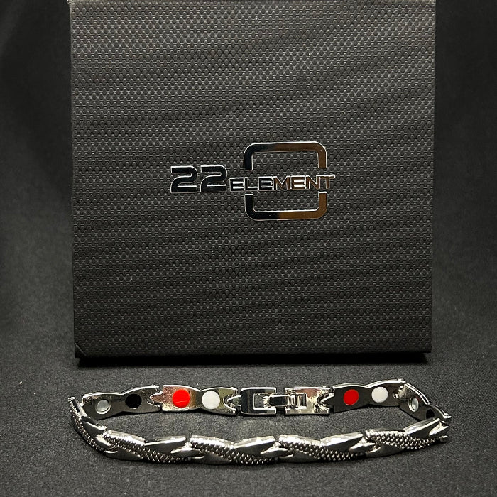 Stainless Steel Twisted Chain Link Magnetic Bracelet