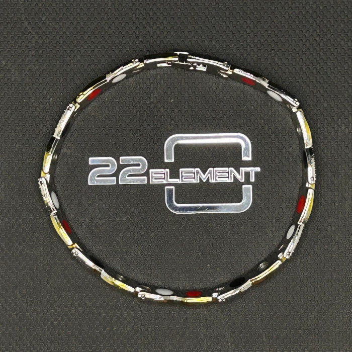 Stainless Steel Twisted Chain Link Magnetic Bracelet Silver Gold