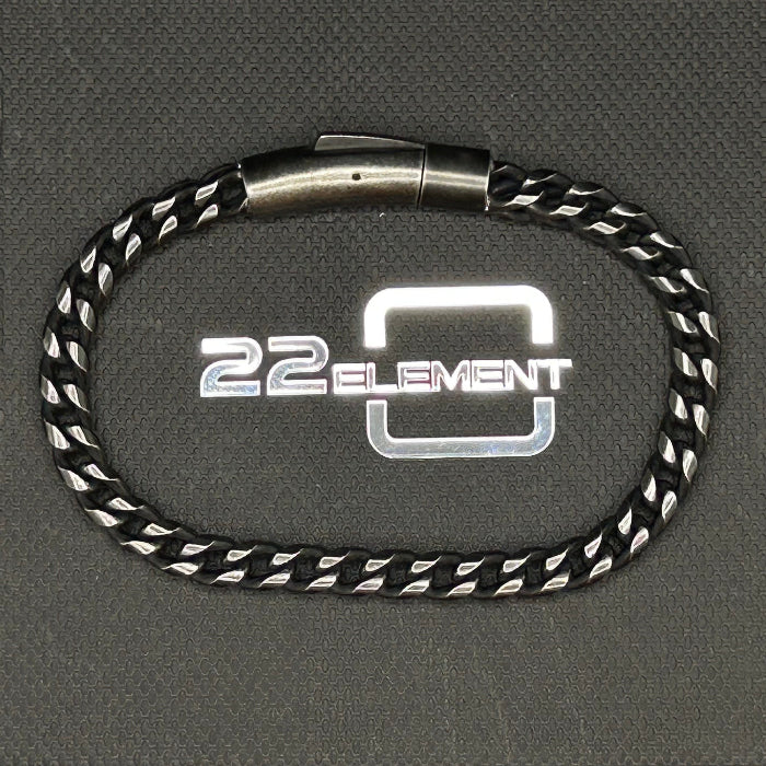 Titanium Woven Chain Link Bracelet