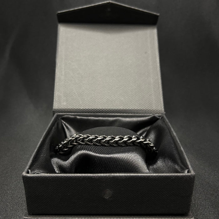 Titanium Woven Chain Link Bracelet
