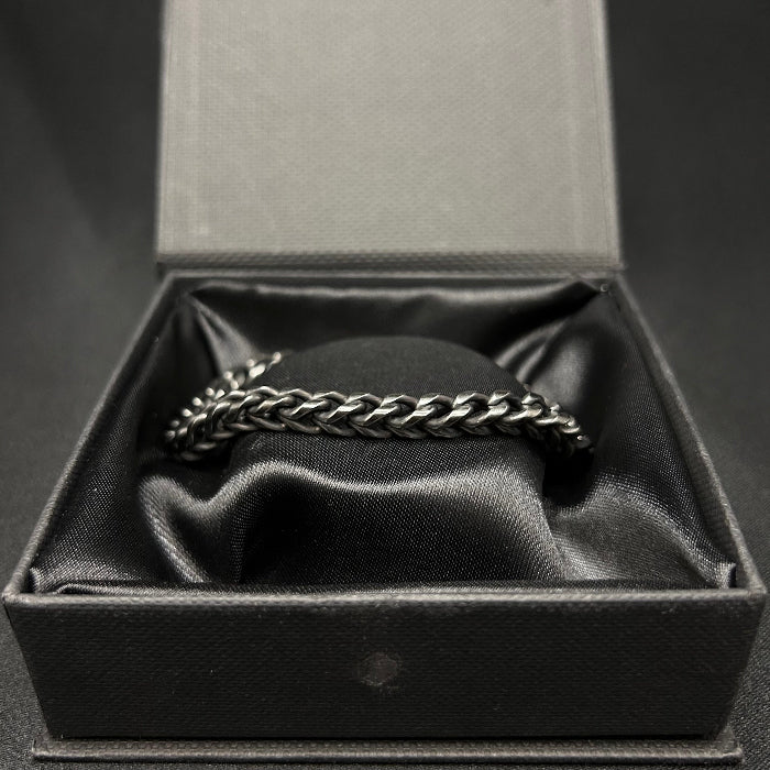 Titanium Woven Chain Link Bracelet
