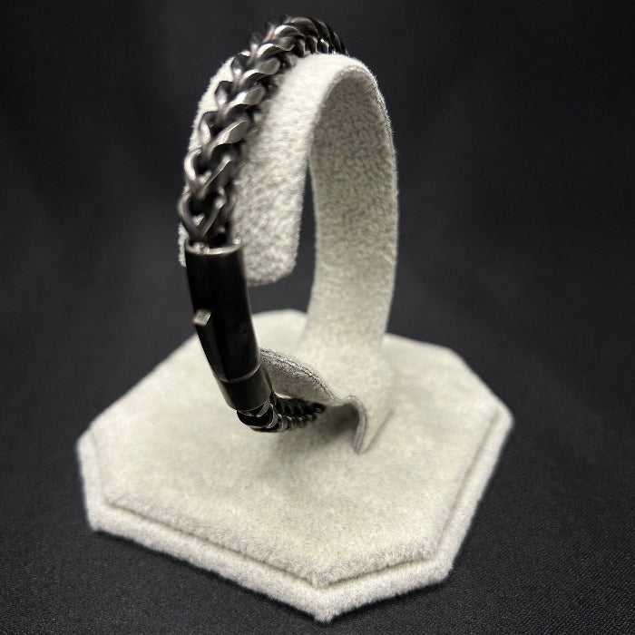 Titanium Woven Chain Link Bracelet