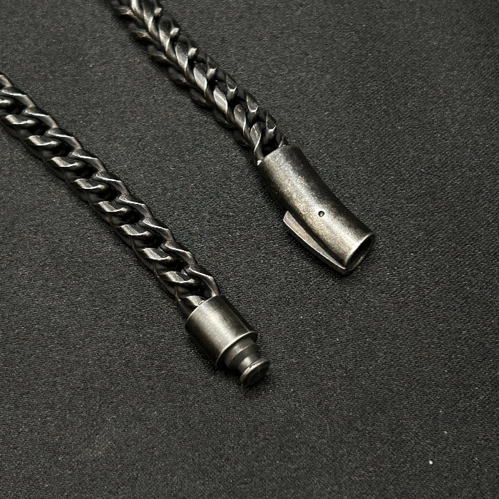 Titanium Woven Chain Link Bracelet