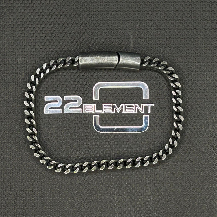 Titanium Double Woven Chain Link Bracelet