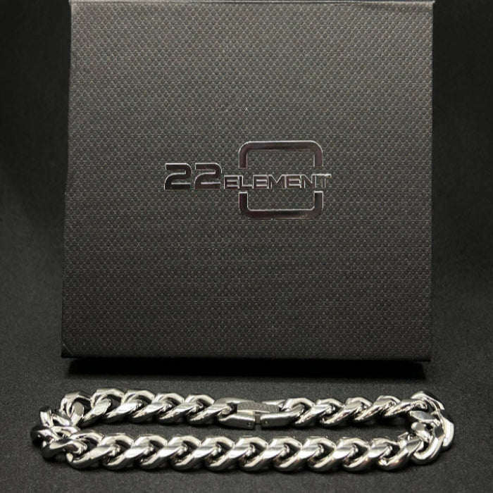 Stainless Steel Cuban Chain Link Bracelet