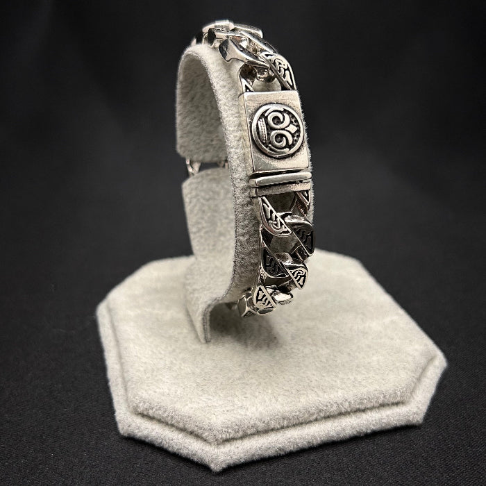 Stainless Steel Navajo Chain Link Bracelet