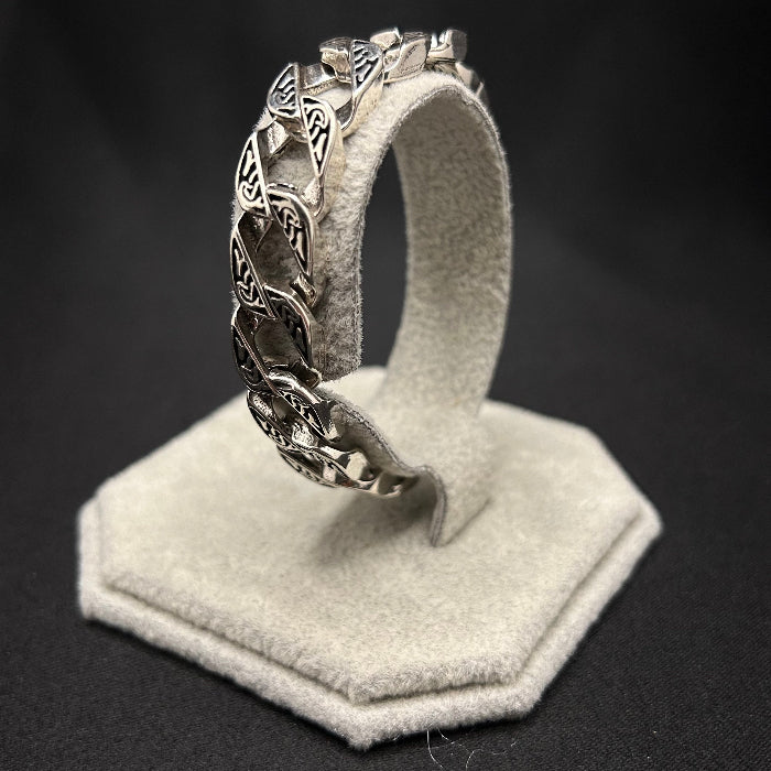 Stainless Steel Navajo Chain Link Bracelet