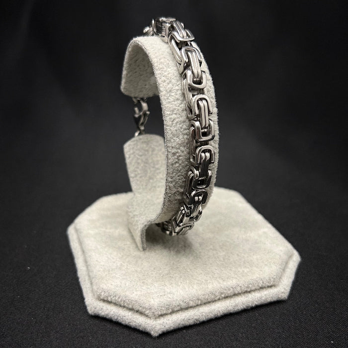 Titanium Woven Chain Link Bracelet