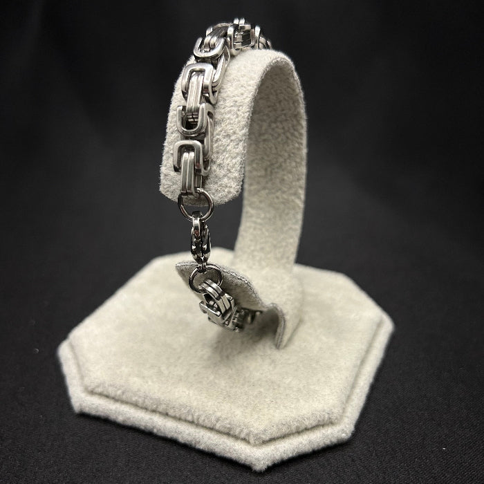 Titanium Woven Chain Link Bracelet