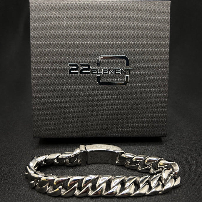 Stainless Steel Plain Curb Chain Link Bracelet