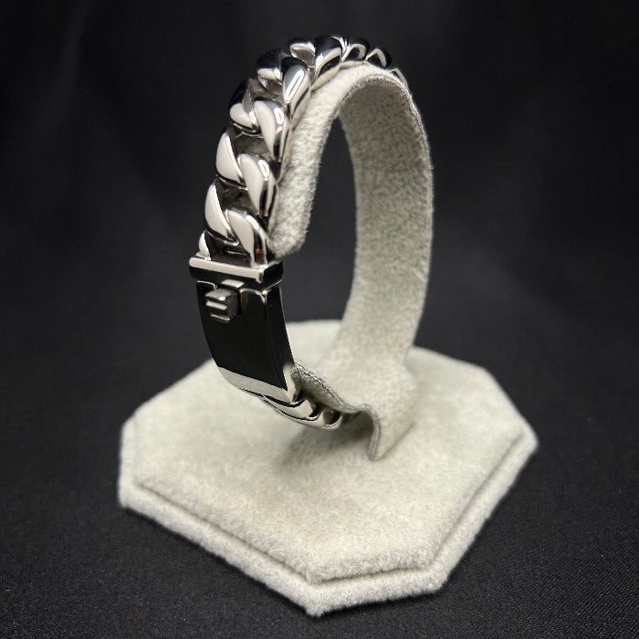 Stainless Steel Plain Curb Chain Link Bracelet