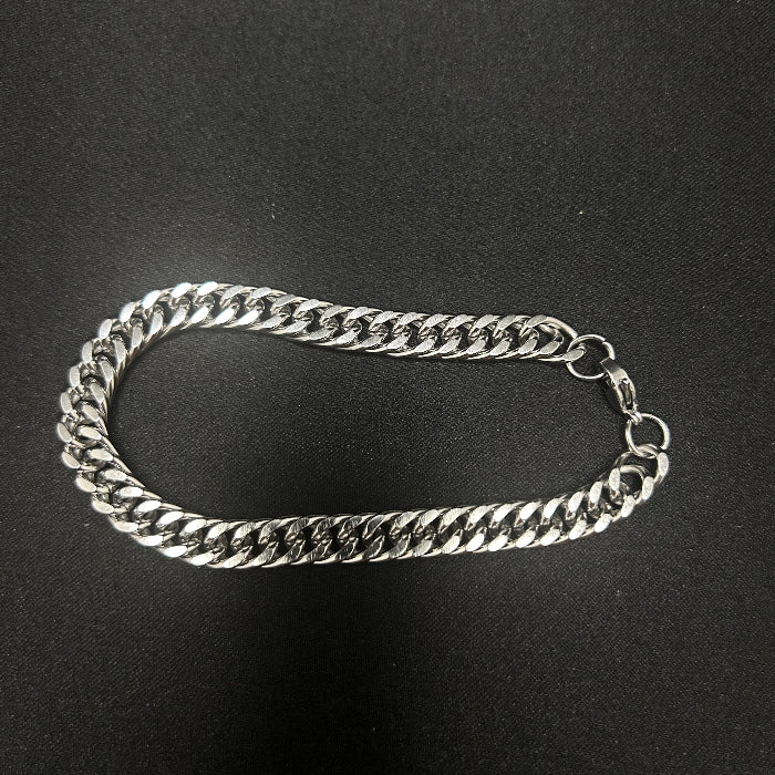 Titanium Cuban Chain Link Bracelet
