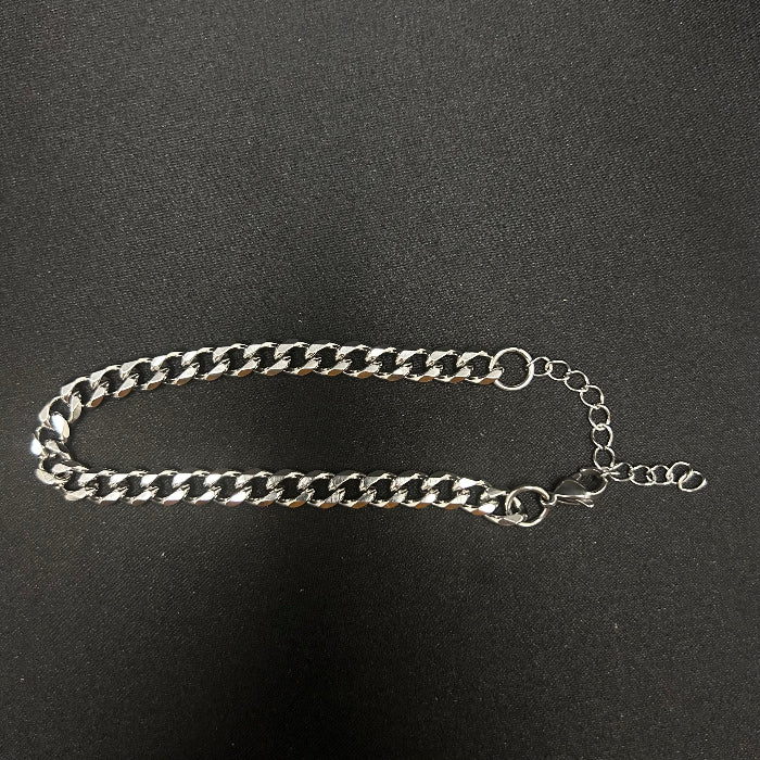 Titanium Cuban Chain Link Bracelet