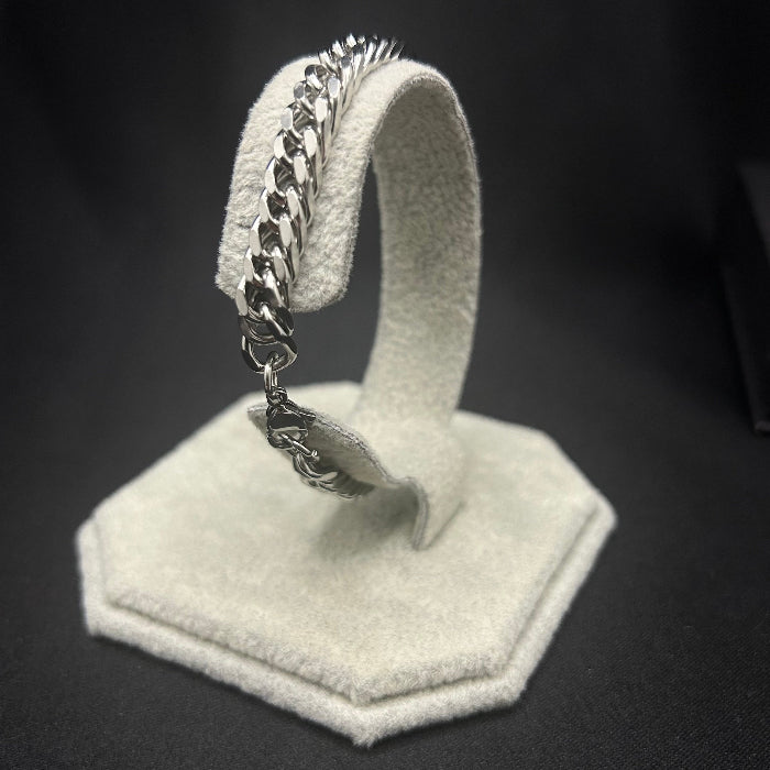 Titanium Cuban Chain Link Bracelet