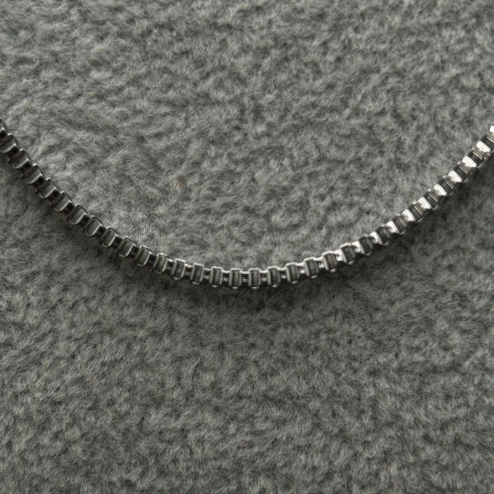 Stainless Steel Box Chain Link Necklace