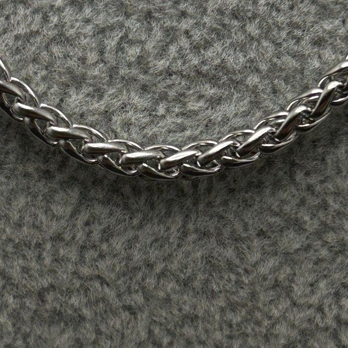 Stainless Steel Wheat Chain Link Necklace