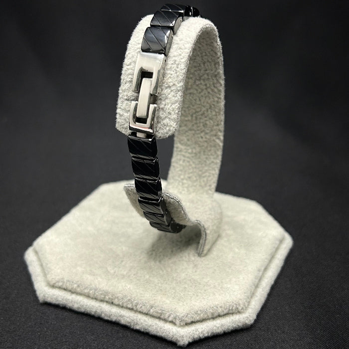 Ceramic Geometric Design Bracelet