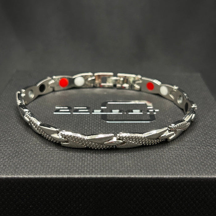Stainless Steel Twisted Chain Link Magnetic Bracelet