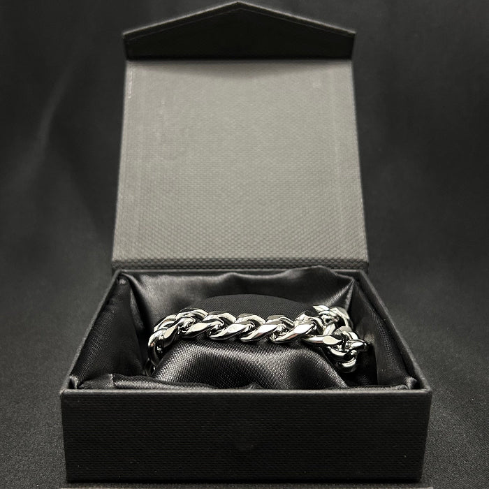 Stainless Steel Cuban Chain Link Bracelet