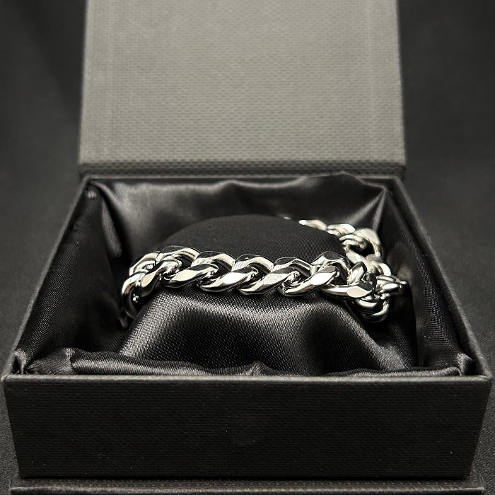 Stainless Steel Cuban Chain Link Bracelet
